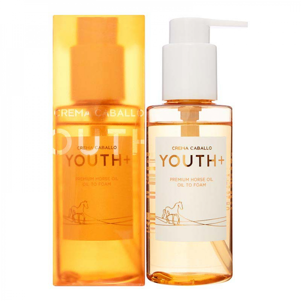 Jaminkyung Crema Caballo Cleansing Oil to Foam Антивозрастное очищающее масло-пенка для лица с лошадиным жиром 110ml