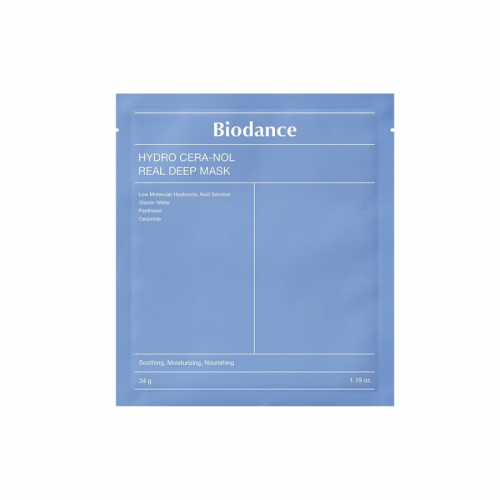Маска ночная гидрогелевая с церамидами BIODANCE Hydro Cera-Nol Real Deep Mask 34g