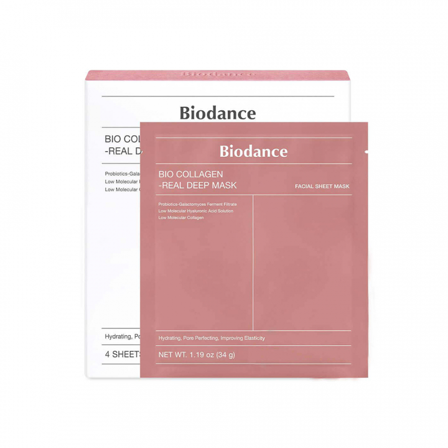 BIODANCE Bio Collagen-Real Deep Mask Глубокоувлажняющая гидрогелевая маска для лица с коллагеном 34g