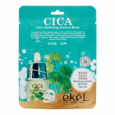EKEL Cica Ultra Hydrating Essence Mask Тканевая маска для лица с экстрактом центеллы азиатской