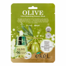 EKEL Olive Ultra Hydrating Essence Mask Тканевая маска для лица с экчтрактом оливы 25ml