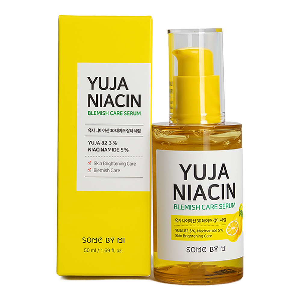 Выравнивающая сыворотка с экстрактом юдзу Some By Mi Yuja Niacin 30 Days Blemish Care Serum 50ml