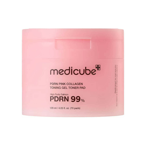 Medicube PDRN Pink Collagen Toning Gel Toner Pad Тонер-пэды гелевые с PDRN и коллагеном 70pcs