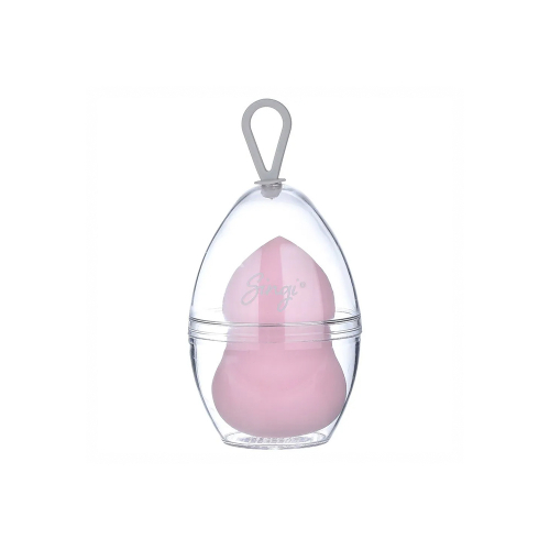 SINGI PINK СНГ Спонж косметический для макияжа лица гитара розовый в упаковке 1pcs