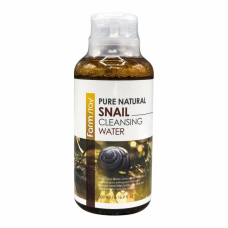 Очищающая вода с муцином улитки FarmStay Pure Natural Snail Cleansing Water 500ml