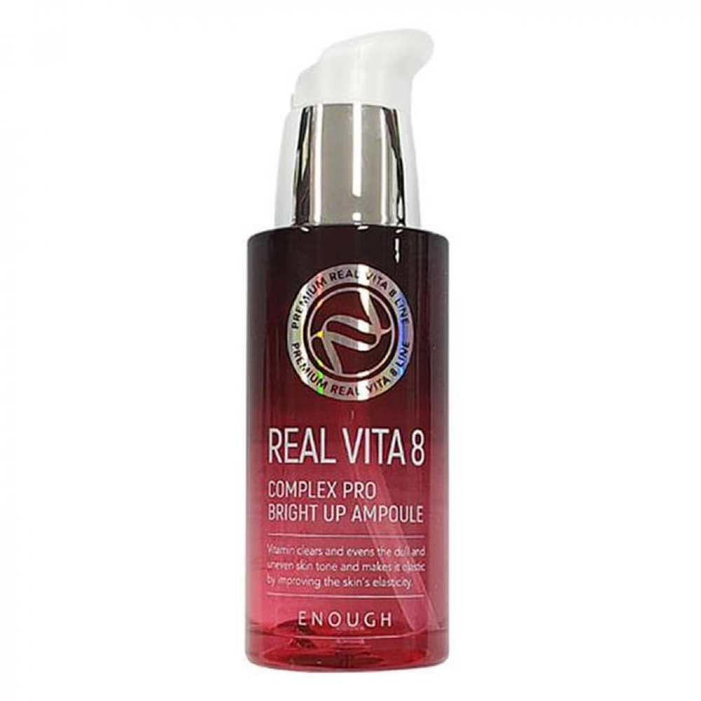 Сыворотка ампульная с витаминами для сияния кожи Enough Real Vita 8 Complex Pro Bright Up Ampoule 30ml