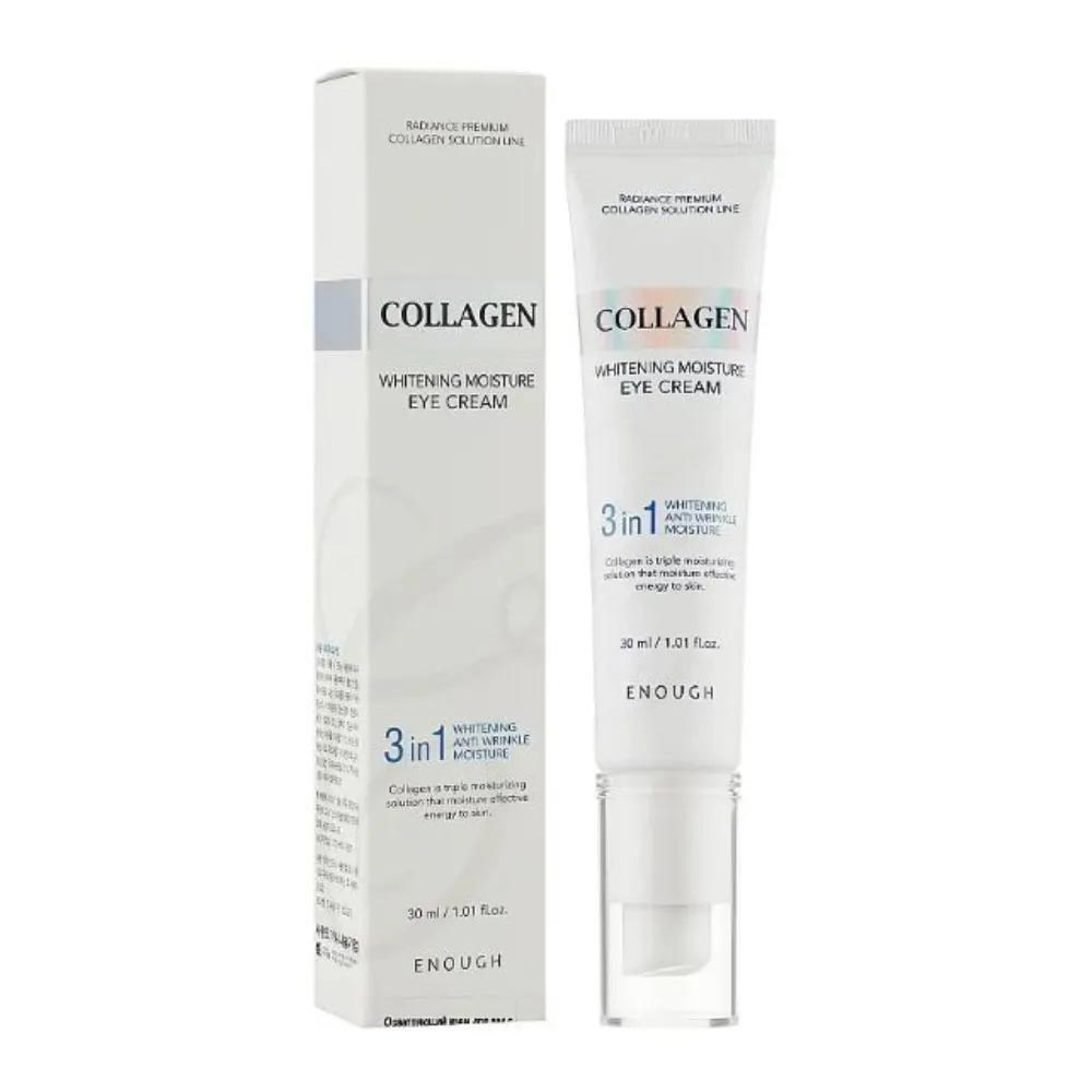 Enough Collagen 3in1 Eye Cream Антивозрастной увлажняющий крем для кожи вокруг глаз с коллагеном 30ml