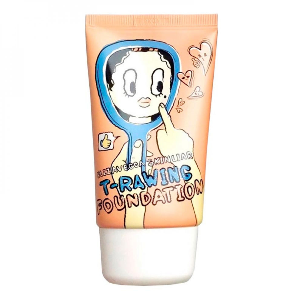Тональный крем Elizavecca Skin Liar T-Rawing Foundation N9 SPF50+PA+++ 50ml