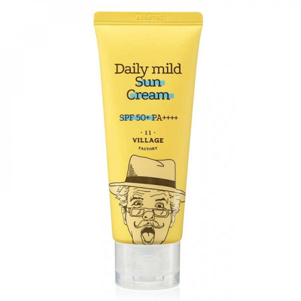 Солнцезащитный крем для ежедневного применения Village 11 Factory Daily Mild Sun Cream SPF50+ PA++++ 25ml