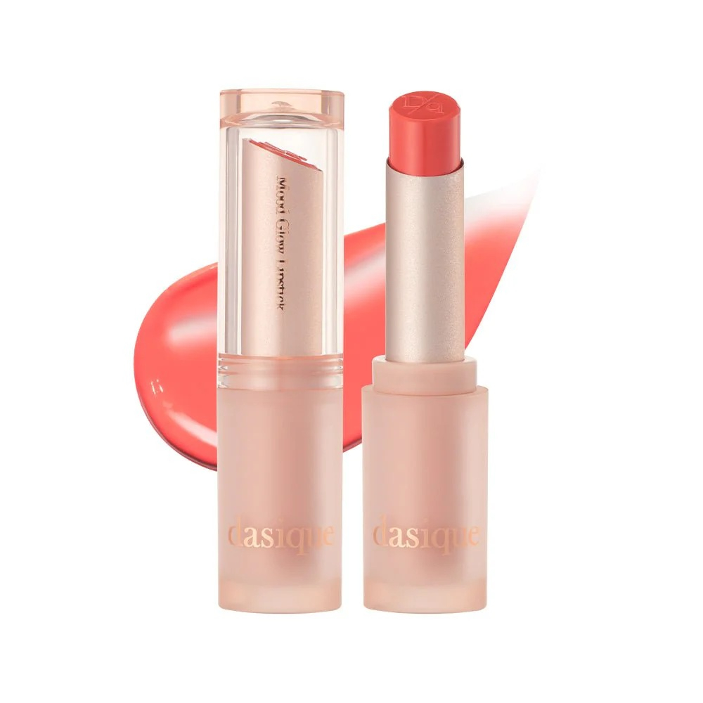 Глянцевая помада для губ Dasique Mood Glow Lipstick №06 Mellow Coral 3g