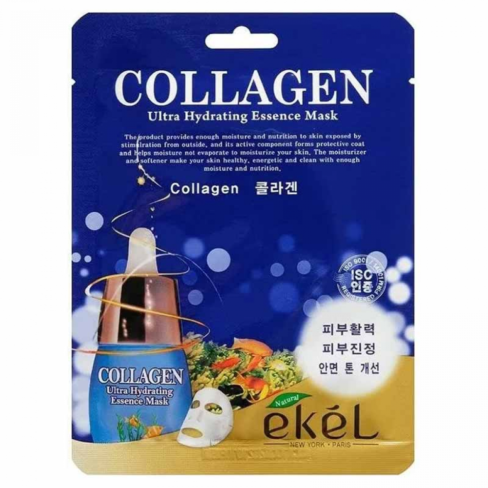 Тканевая маска для лица с коллагеном Ekel Collagen Ultra Hydrating Essence Mask 25ml