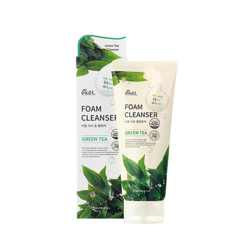Пенка для умывания с экстрактом зеленого чая Ekel Foam Cleanser Green Tea 180ml