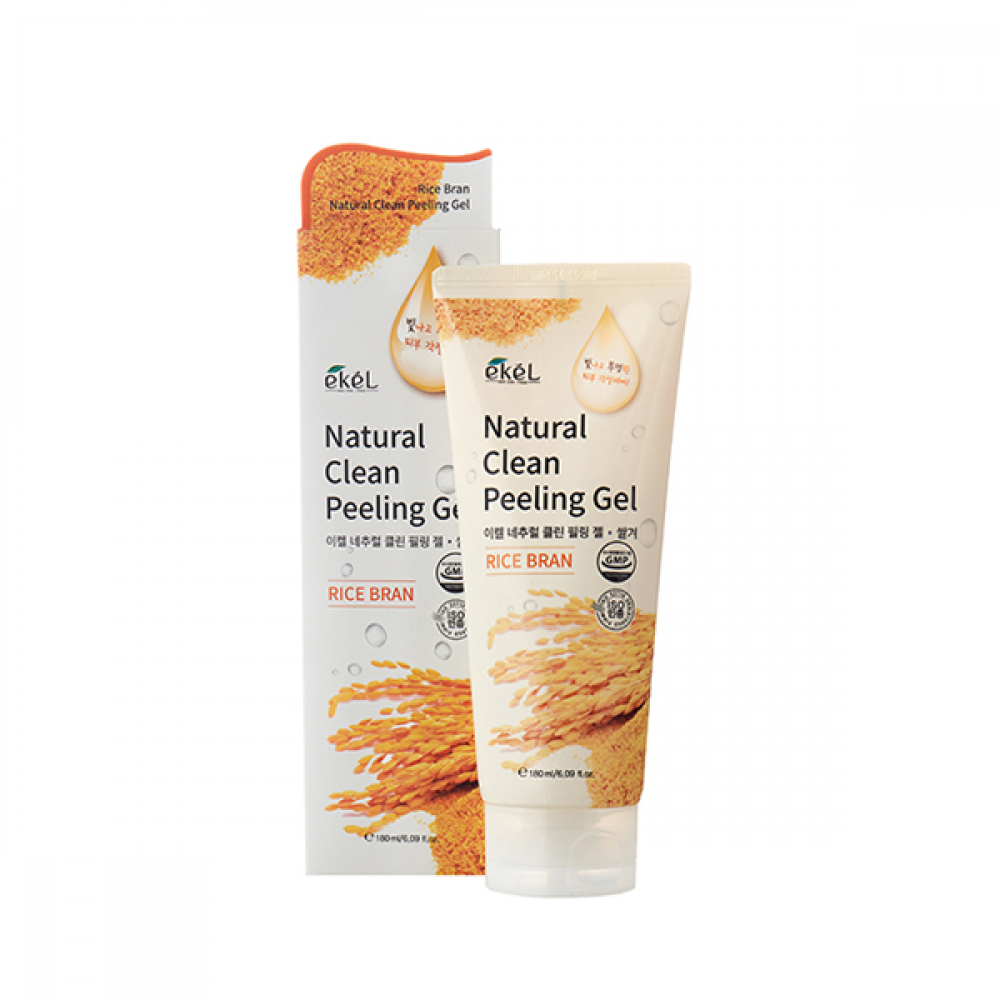 Пилинг-скатка с экстрактом риса Ekel Natural Clean peeling gel Rice Bran 180ml