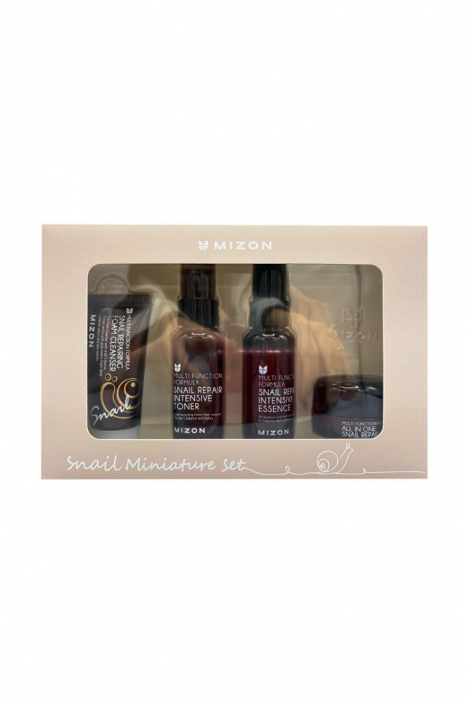 Набор миниатюр с улиточным муцином Mizon Snail Miniature Set 30ml+50ml+50ml+15g