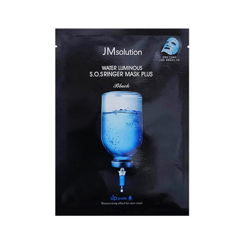 Jmsolution Water Luminous S.O.S. Ringer Mask Black Маска тканевая ультраувлажняющая 35ml