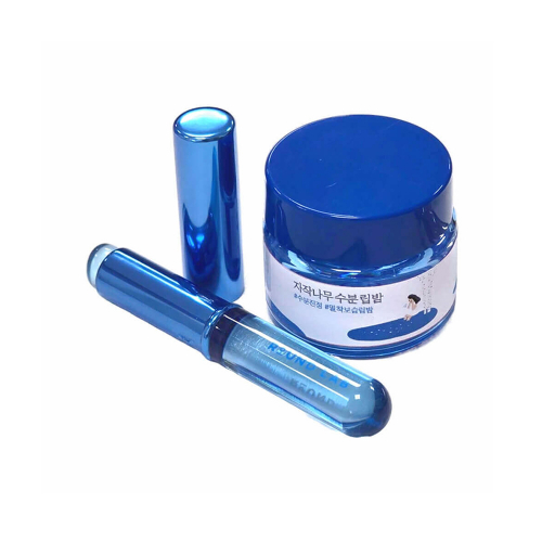 Round Lab Birch Juice Moisturizing Lip Balm+ Brush Set Бальзам для губ Увлажняющий c кистью 20g