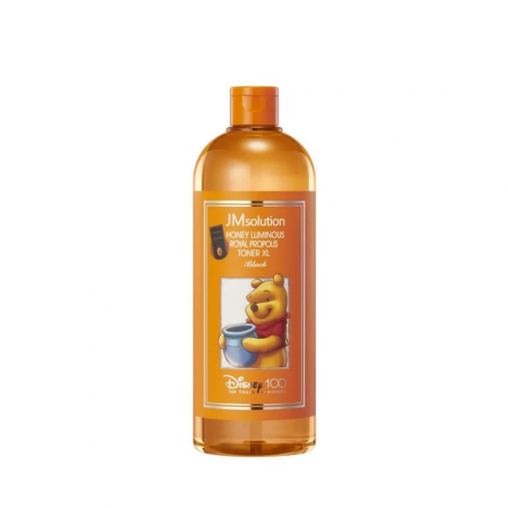 Тонер с экстрактом прополиса JMSolution Honey Luminous Royal Propolis Toner XL Black Disney 600ml