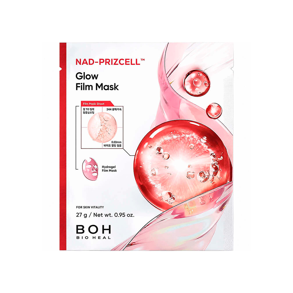 BIOHEAL BOH NAD Prizcell Glow Film Mask Омолаживающая маска 27g