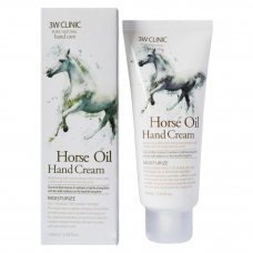 Крем для рук увлажняющий с лошадиным маслом 3W Clinic Horse Oil Hand Cream 100ml