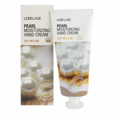 Крем для рук увлажняющий с жемчужной пудрой Lebelage Pearl Moisturizing Hand Cream 100ml