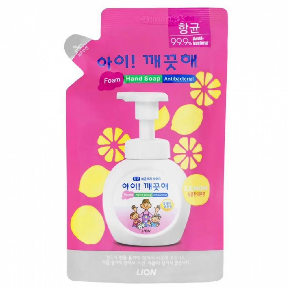Жидкое мыло для рук CJ Lion Ai Kekute Foam Hand Soap Lemon 200ml