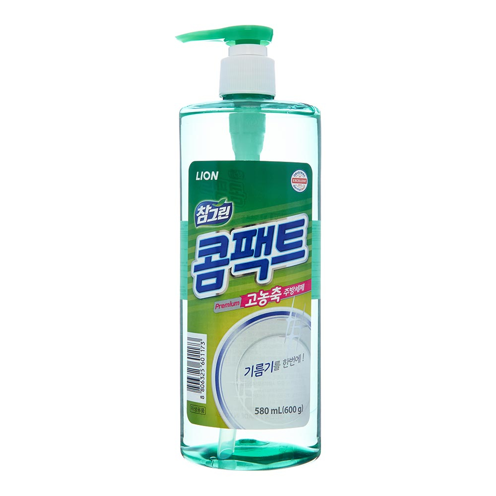 Lion Charmgreen Bottle Средство для мытья посуды, овощей и фруктов 580ml