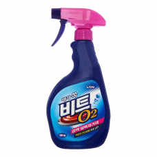 Lion Beat O2 Spray Кислородный пятновыводитель для всех видов тканей, кроме шёлка и шерсти 500ml