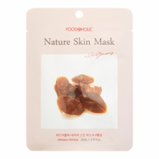 Тканевая маска для лица с экстрактом красного женьшеня  FoodaHolic Red Ginseng Nature Skin Mask 23ml