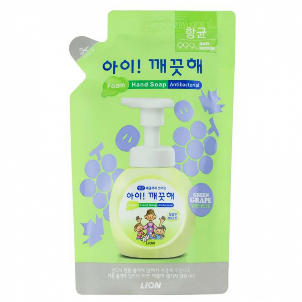 Lion Ai kekute Foaming handsoap Muscat refill 200ml Пенное мыло для рук с орехом