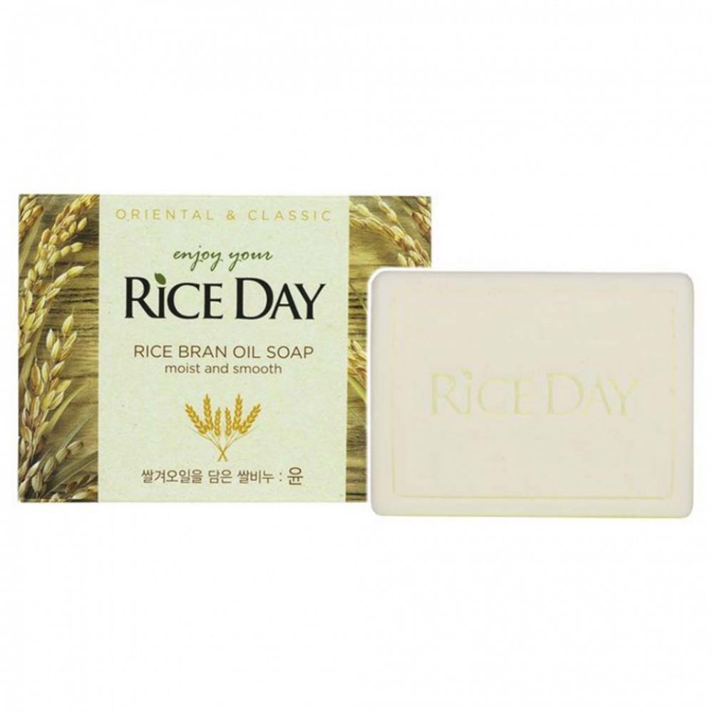 Парфюмированное туалетное мыло с маслом рисовых отрубей Lion Rice Day Soap Yoon 100g