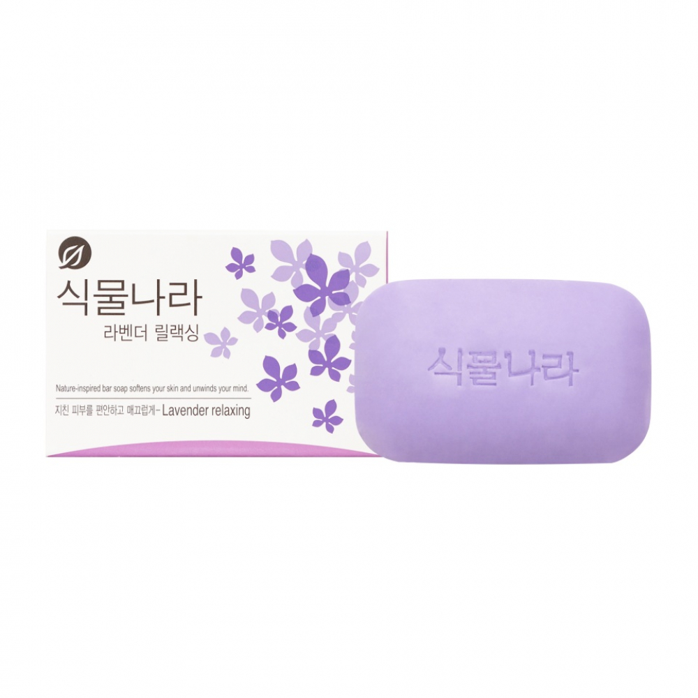 Туалетное мыло с экстрактом лаванды Lion Botanic Nation Lavender relaxing 100g