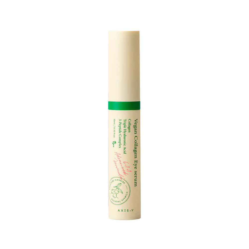 AXIS-Y Vegan Collagen Eye Serum Сыворотка для зоны вокруг глаз с массажным аппликатором 10мл