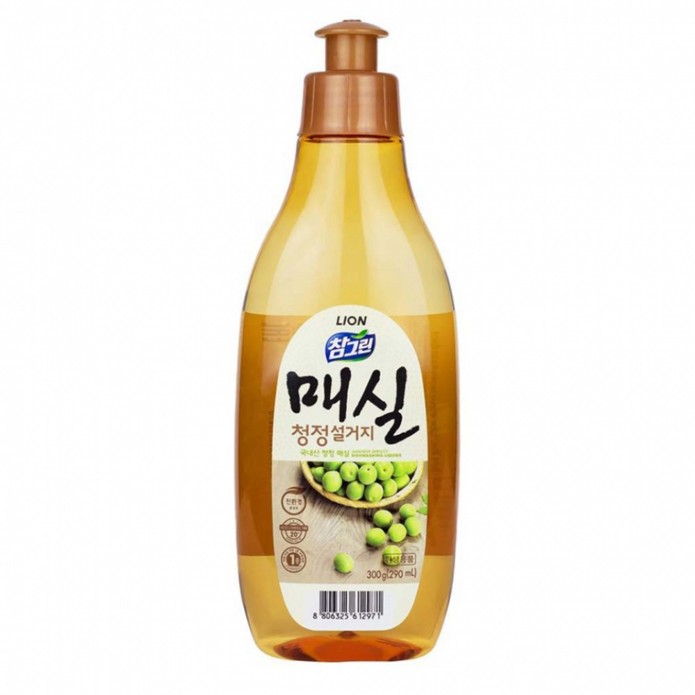 Жидкость для мытья посуды с ароматом абрикоса Lion Chamgreen J.Apricot bottle 300g