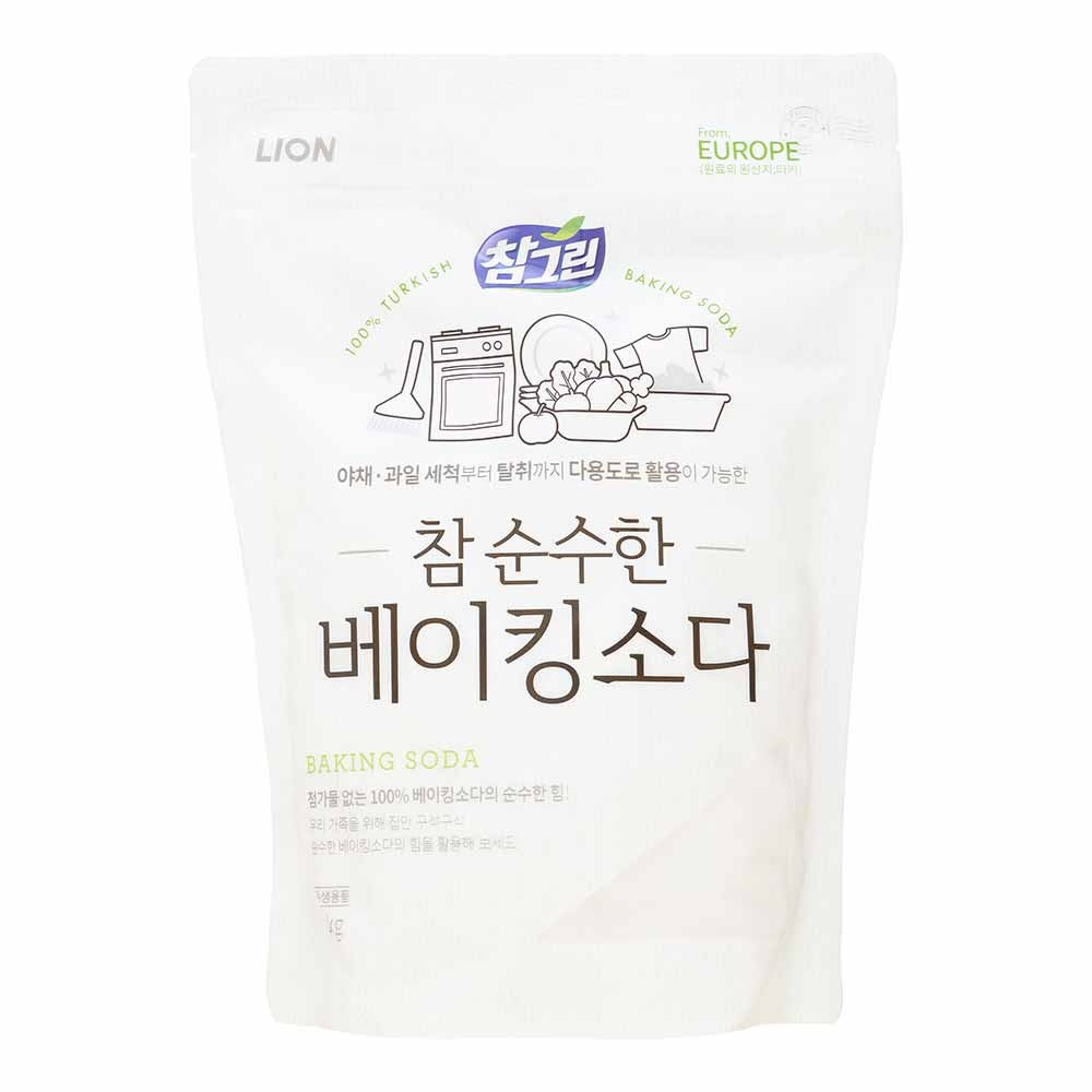 LION Chamgreen Pure Baking Soda Универсальное чистящее средство Chamgreen для кухонных поверхностей и посуды 2kg