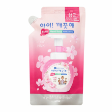 Жидкое пенное мыло для рук (цветочный букет) Lion Ai kekute Foam handsoap pure pink 200ml