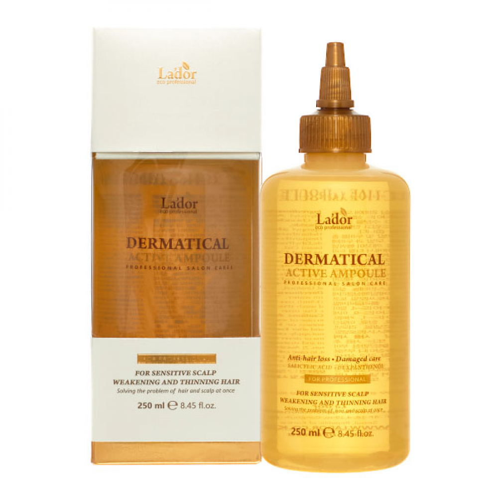 La`dor Dermatical Active Ampoule Увлажняющий филлер для волос 250ml