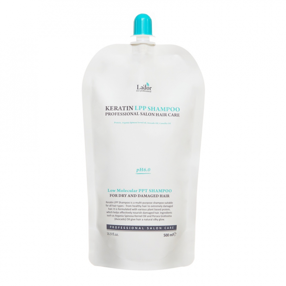 La`dor Keratin LPP Shampoo Шампунь для волос с кератином 500ml