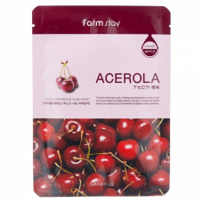 Увлажняющая тканевая маска с экстрактом ацеролы FarmStay Visible Difference Mask Sheet Acerola 23ml