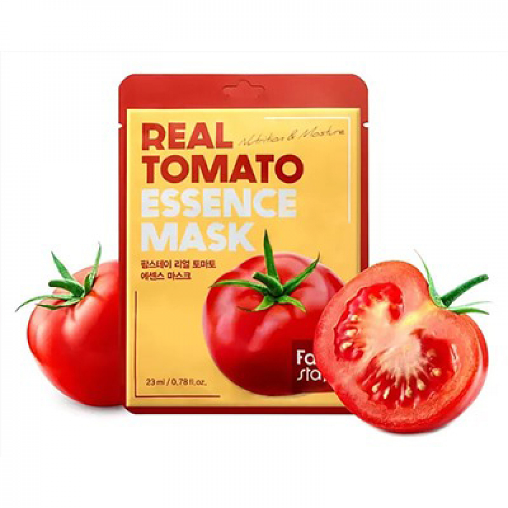Тканевая маска для лица с экстрактом томата FarmStay Real Tomato Essence Mask 23ml