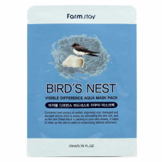 Тканевая маска для лица FarmStay Visible Difference Bird's Nest Aqua Mask Pack 23ml