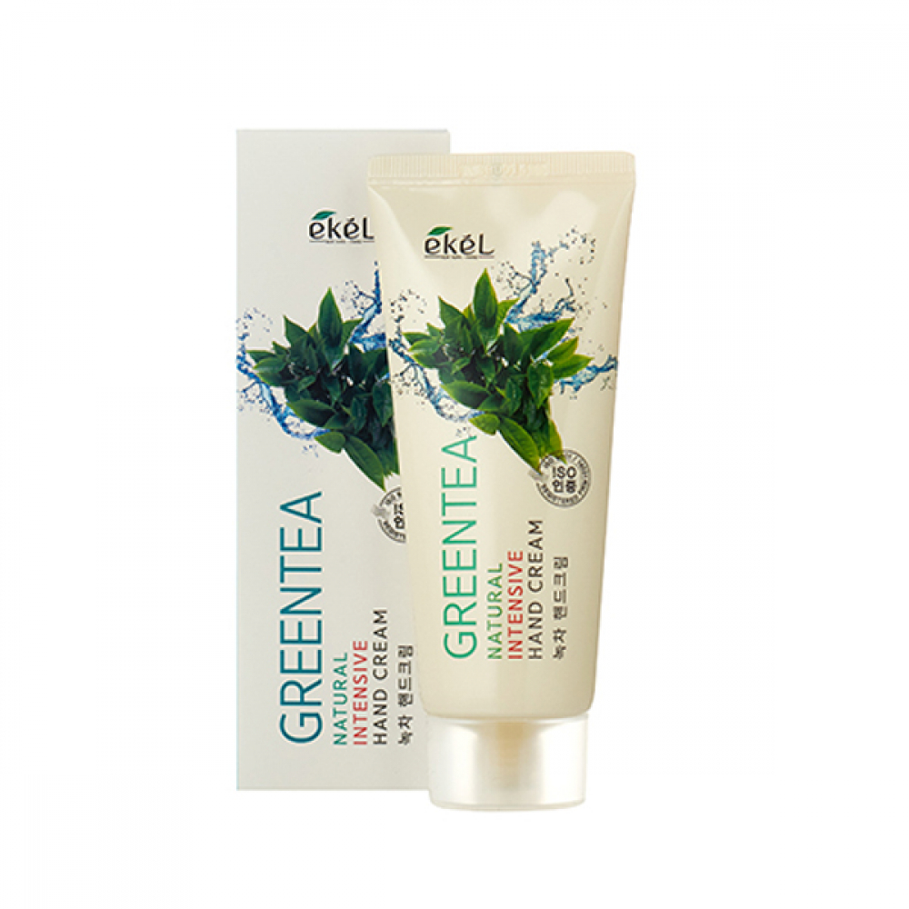 Питательный крем для рук с экстрактом зеленого чая Ekel Green Tea Natural Intensive Hand Cream 100ml