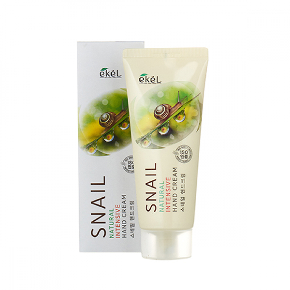 Питательный крем для рук с муцином улитки Ekel Snail Natural Intensive Hand Cream 100ml