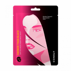Тканевая маска от расширенных пор Consly Darker Than Black Anti Enlarged Pores Mask Sheet 25ml