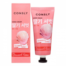CONSLY Dessert Time Strawberry Sorbet Hand Cream Крем для рук Dessert Time с ароматом клубничного сорбета