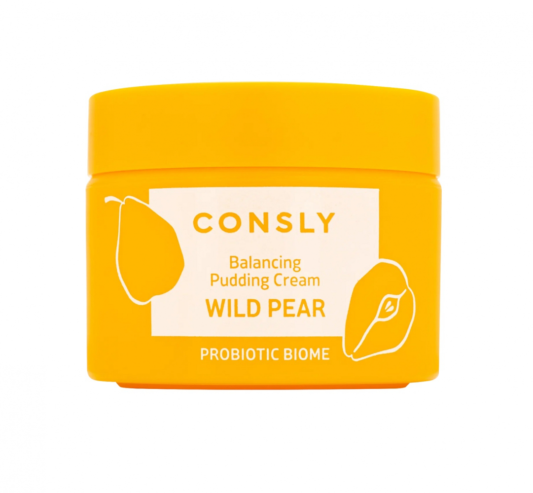 Балансирующий крем с экстрактом дикой груши Consly Probiotic Biome Balancing Wild Pear Pudding Cream 50ml