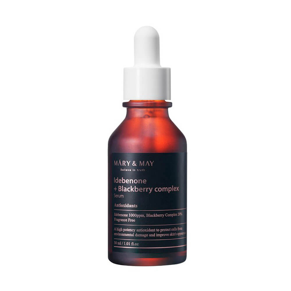 Mary&May Idebenone + Blackberry Сыворотка антиоксидантная с идебеноном и ежевичным комплексом 30ml