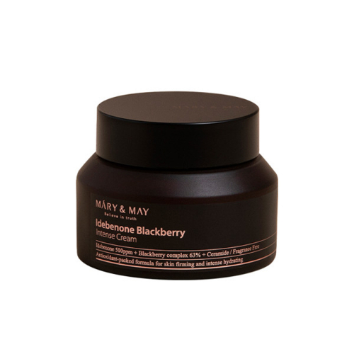 Mary&May Idebenone Blackberry Intense Cream Крем для лица с идебеноном и ежевичным комплексом 70g