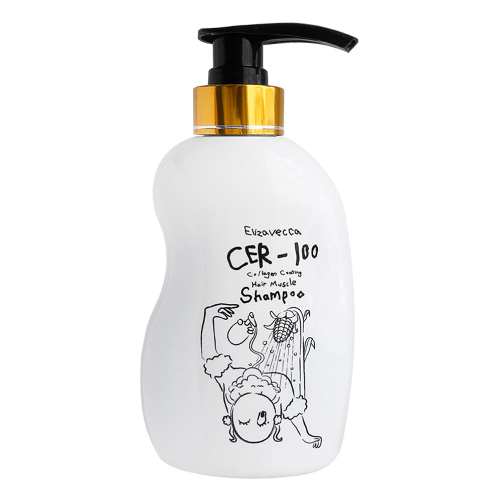 Шампунь для волос с коллагеном Elizavecca Cer-100 Collagen Coating Hair Muscle Shampoo 500ml