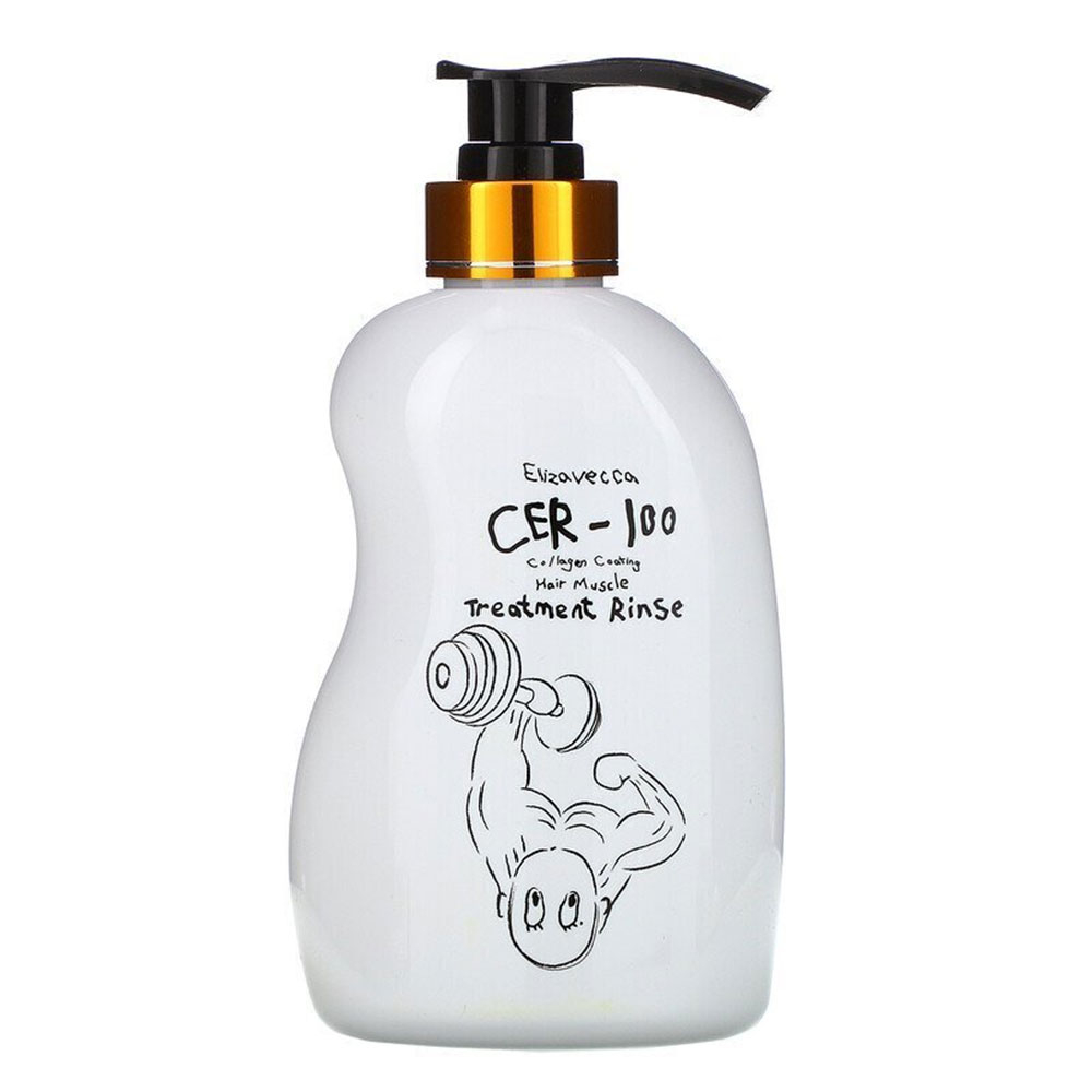 Маска-бальзам для волос Elizavecca Cer-100 Collagen Coating Hair Muscle Treatment Rinse 500ml