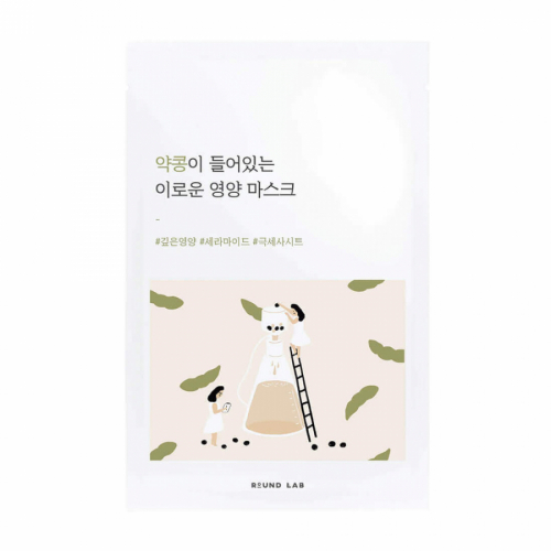 ROUND LAB Soybean Nourishing Sheet Mask Тканевая маска на основе соевых бобов 27мл